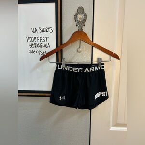 Under Armour Black Athletic Shorts Lightweight Elastic Waistband (OBO)